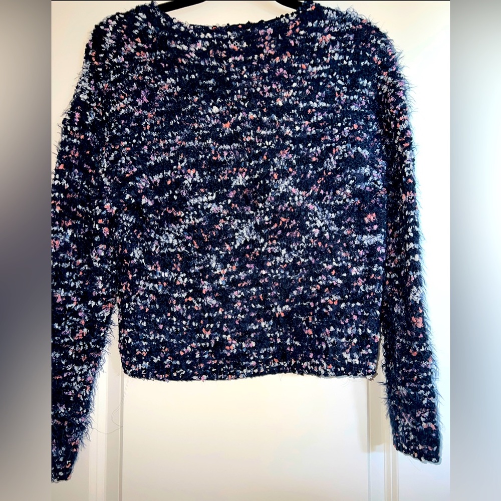 Blue, white and pink ( Baltic sea multi) sweater
